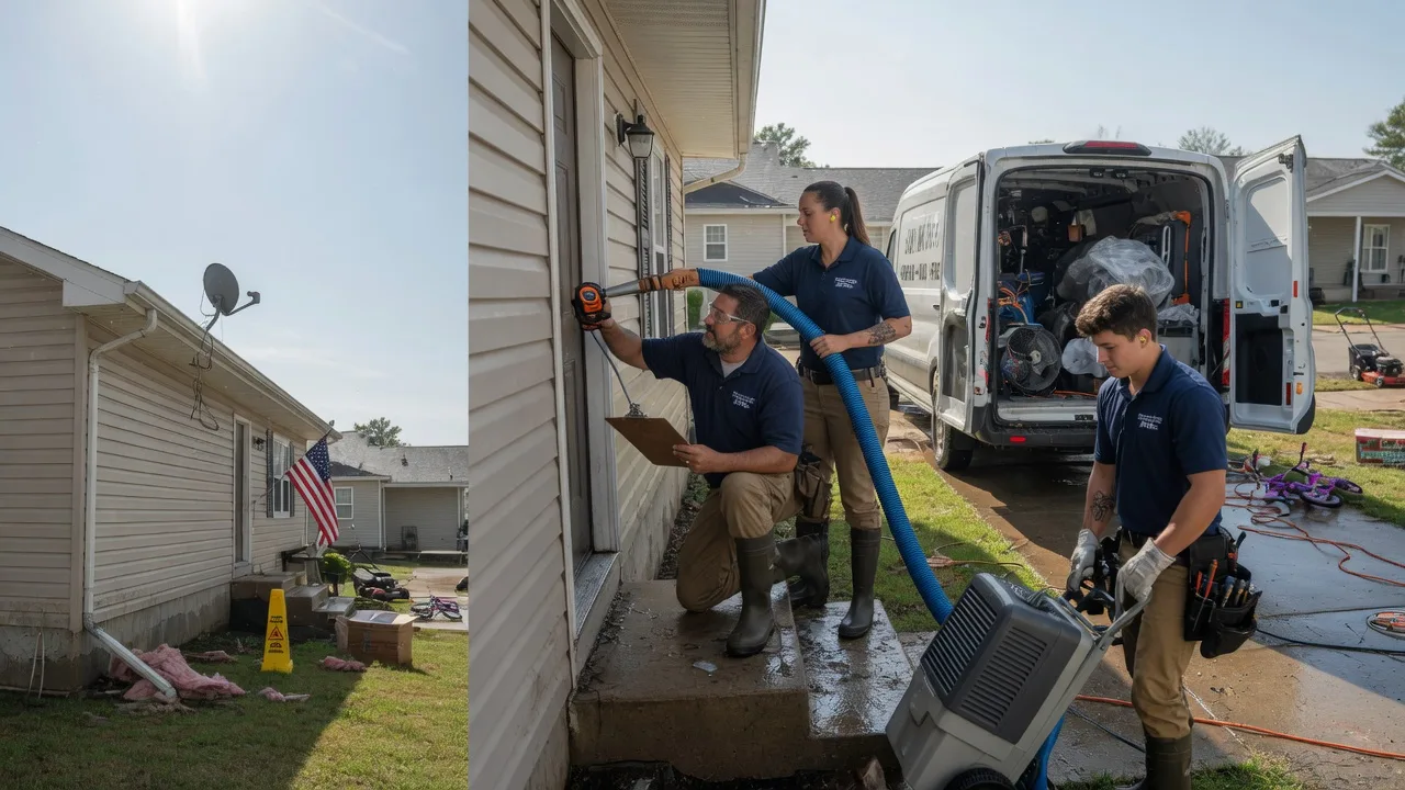 Ceiling Water Damage Restoration in Spring Valley, WI near me